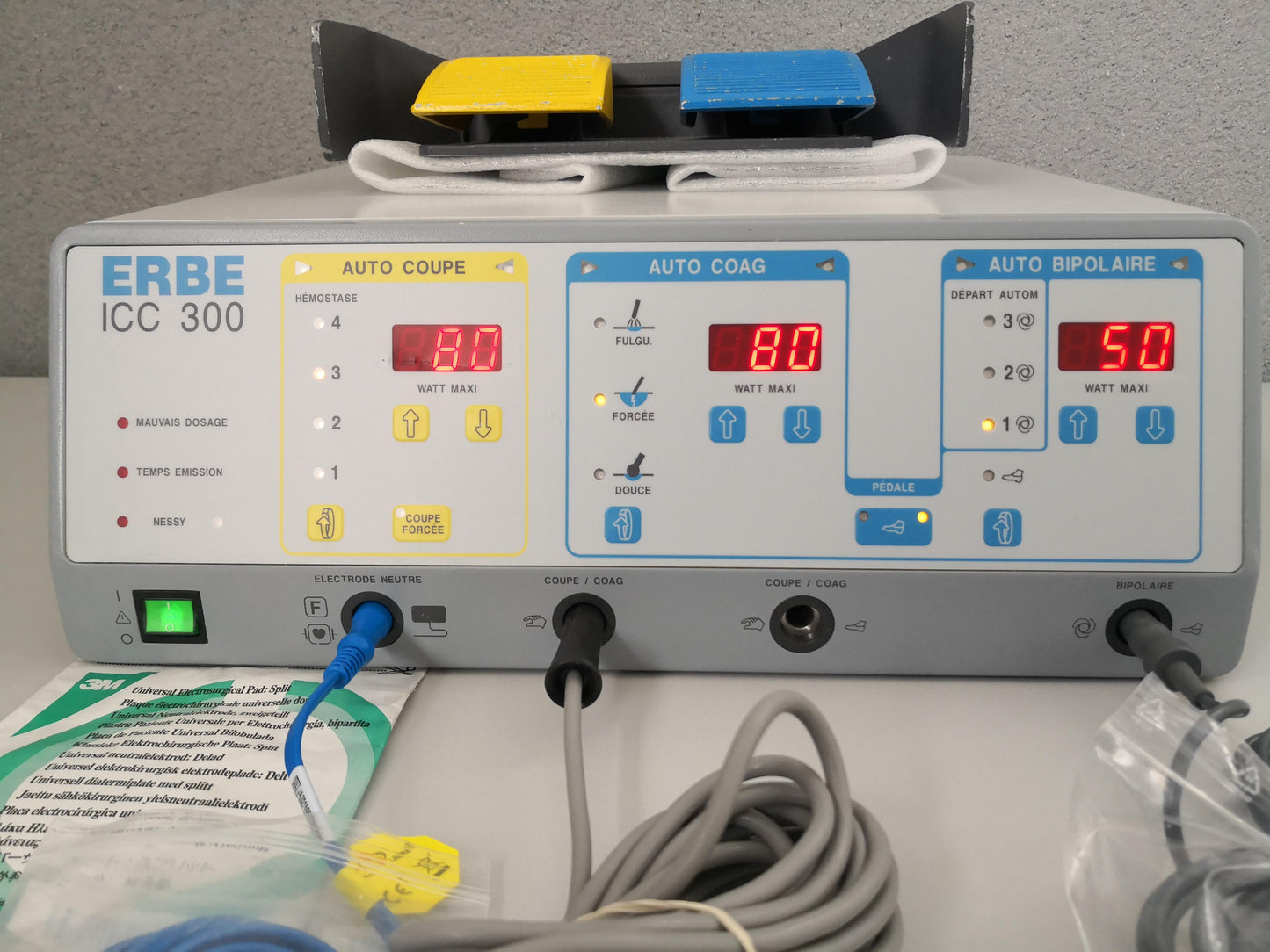 ERBE ICC 300 ELECTROSURGICAL UNIT