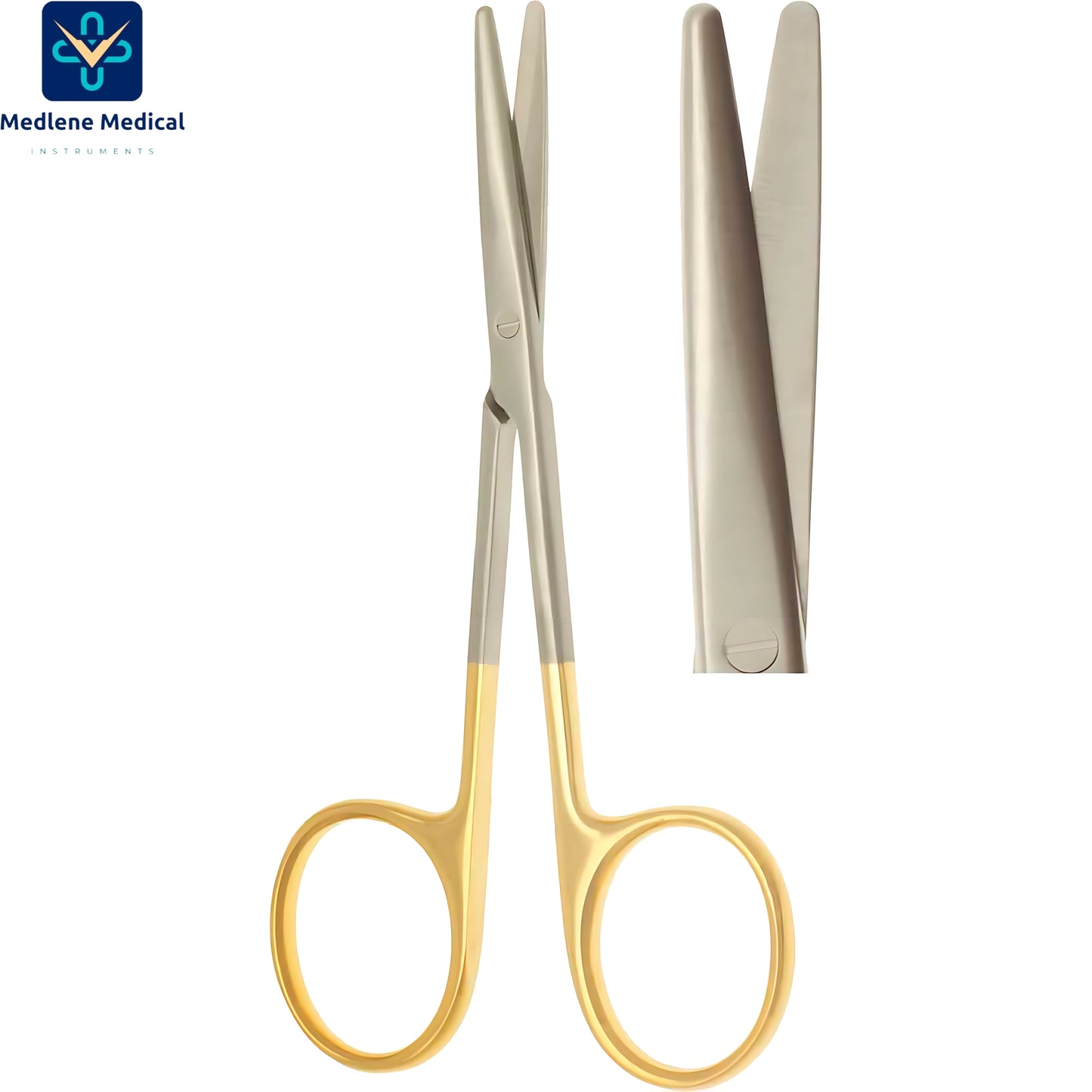 TUNGSTENCUT STRABISMUS DISSECTING SCISSORS, STRAIGHT, BLUNT