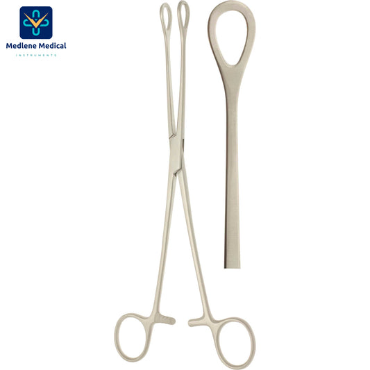 MEDLENE FOERSTER SPONGE FORCEPS STRAIGHT, SMOOTH JAWS