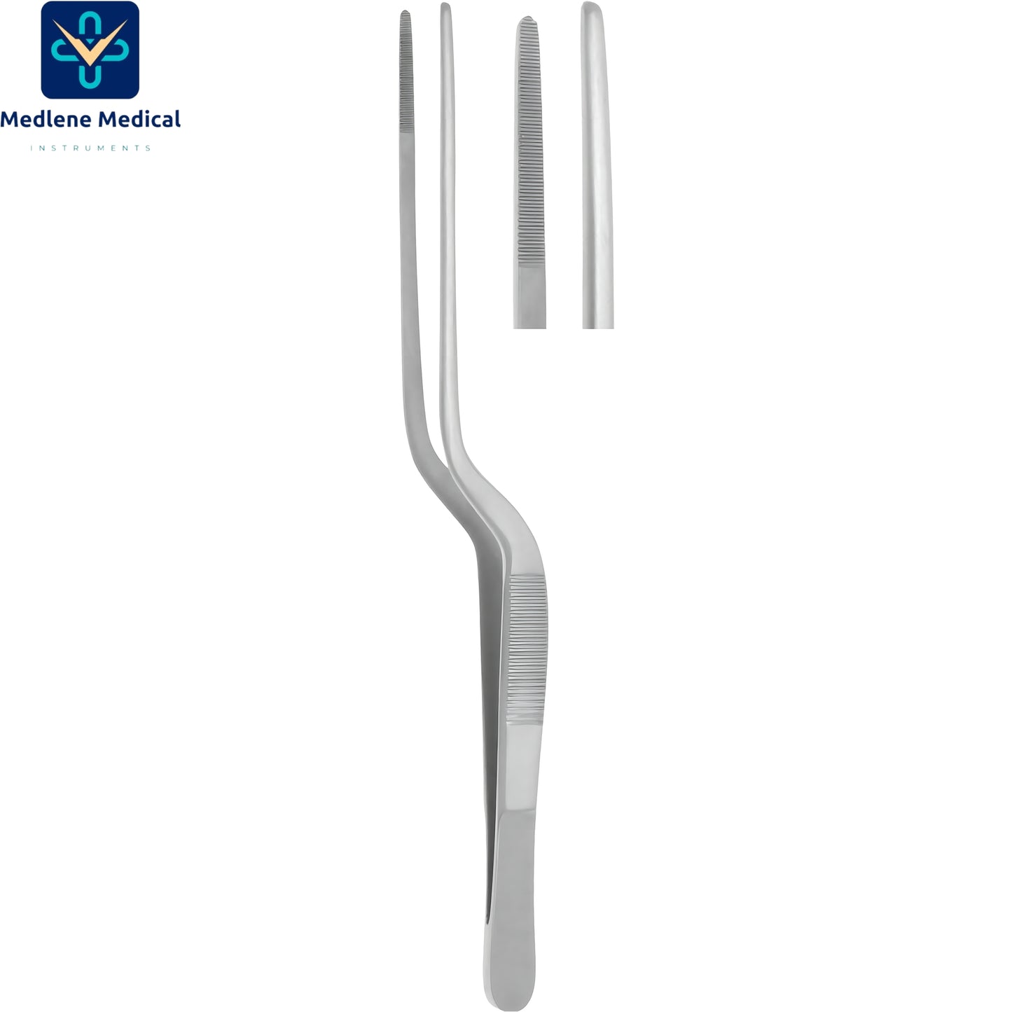 MEDLENE ADSON DISSECTING FORCEPS BAYONET-SHAPED, WORKING LENGTH 80MM