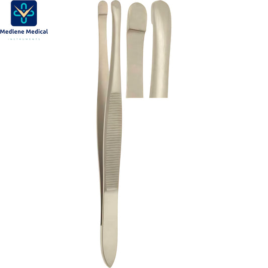 MEDLENE BEER CILIA FORCEPS SMOOTH, ROUNDED JAWS