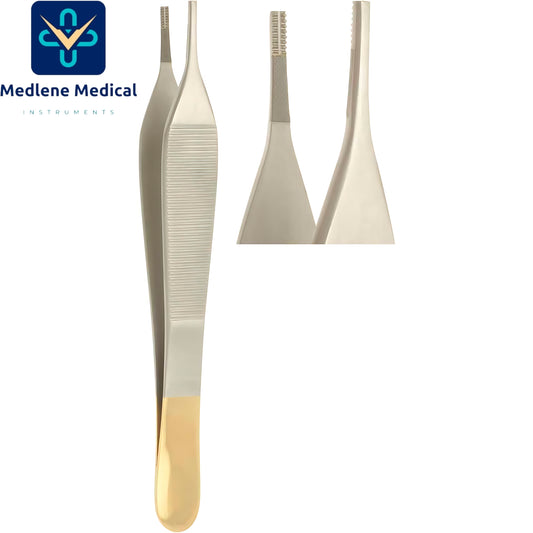 MEDLNE TUNGSTENGRIP BROWN-ADSON TISSUE FORCEPS 120MM, STRAIGHT