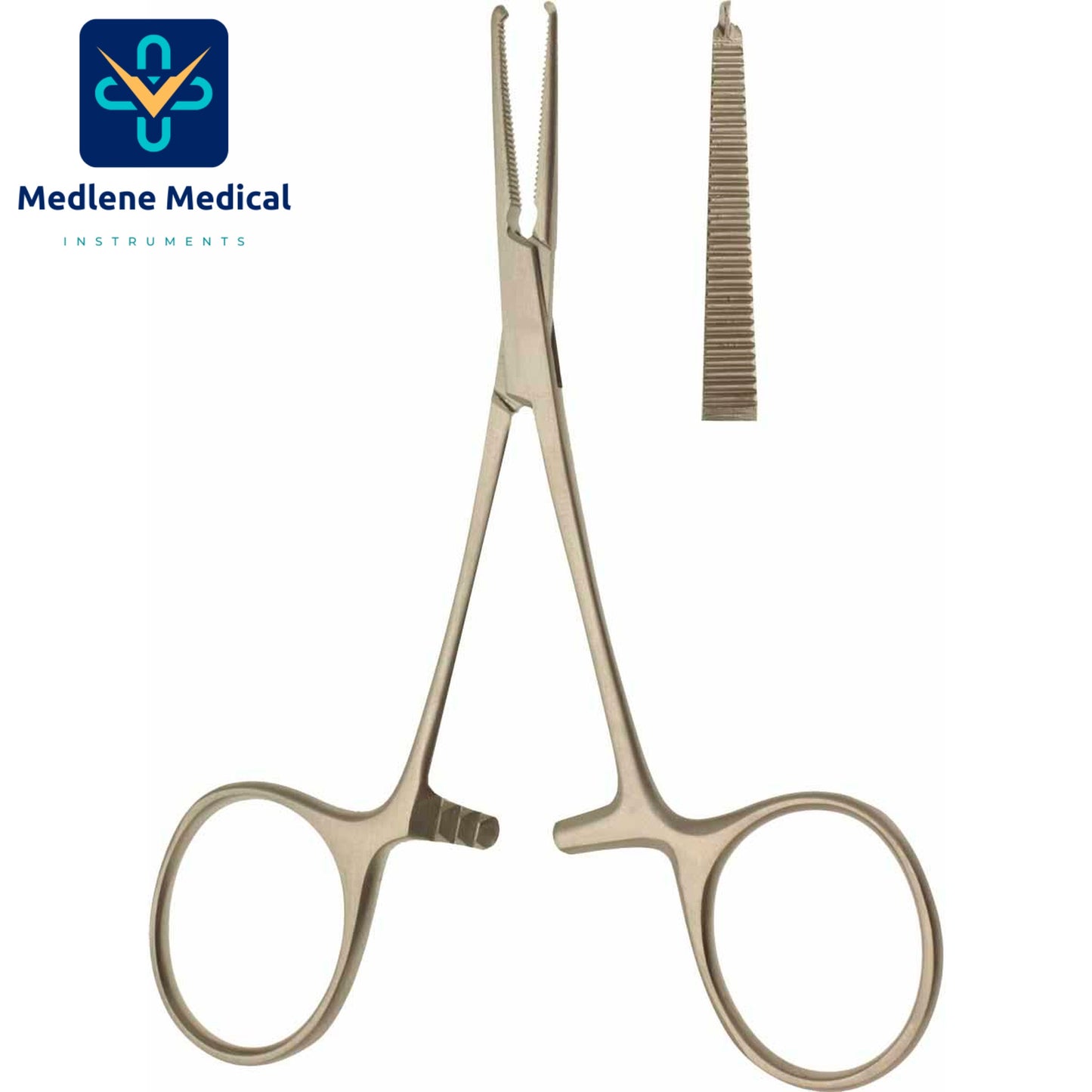 MEDLENE ULTRAFINE HARTMANN MOSQUITO ARTERY FORCEPS 1x2 TEETH STRAIGHT