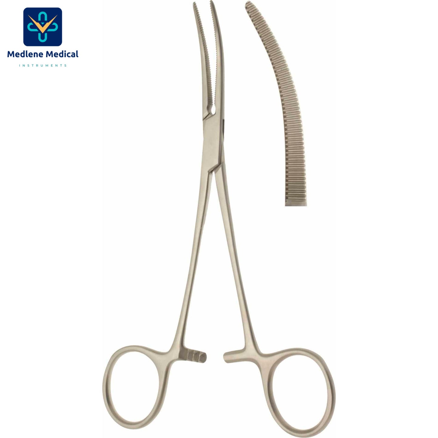 MEDLENE ULTRAFINE PEAN ARTERY FORCEPS CURVED