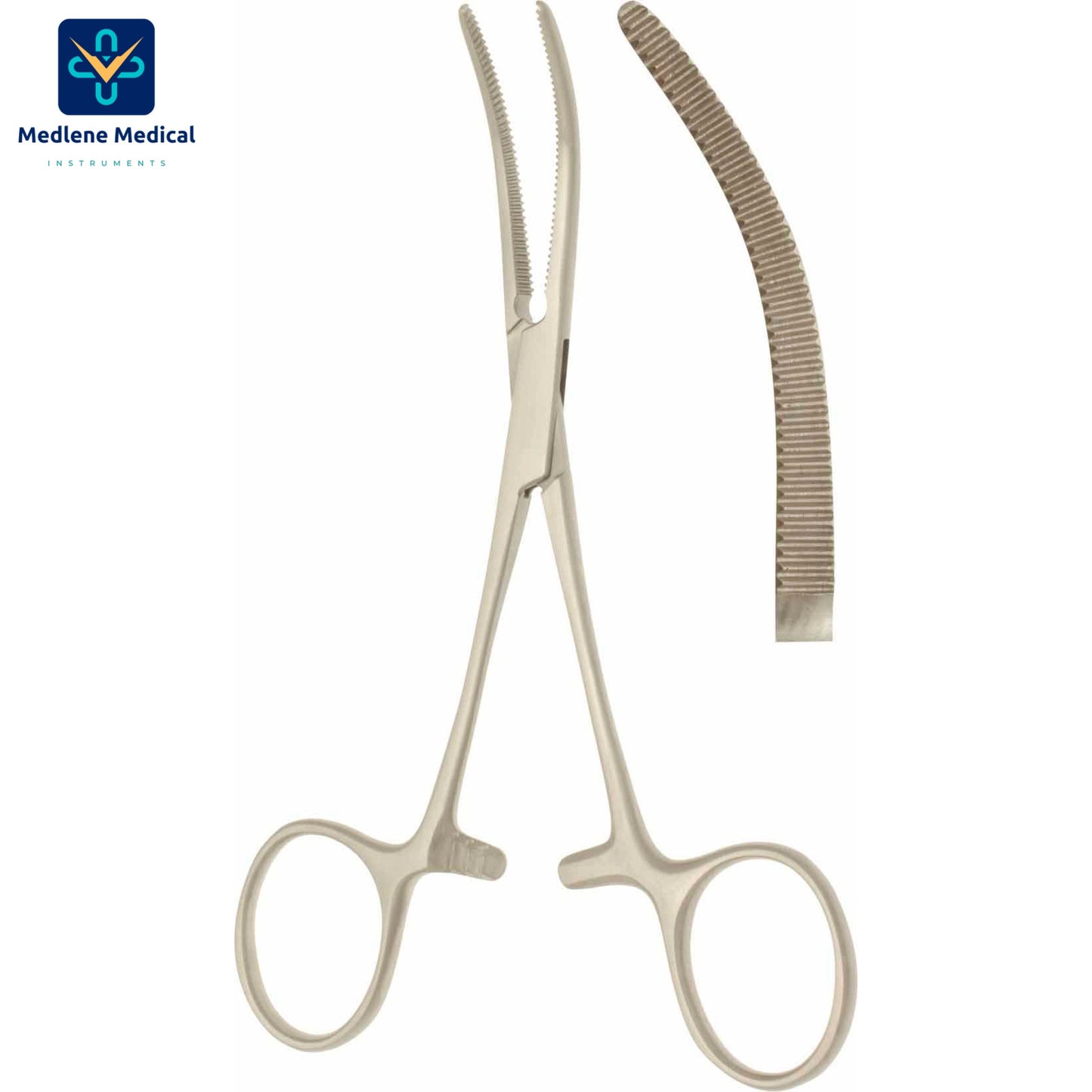 MEDLENE ROCHESTER-PEAN ARTERY FORCEPS CURVED