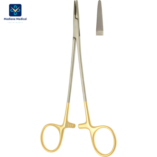 MEDLENE TUNGSTENGRIP DEBAKEY NEEDLE HOLDER