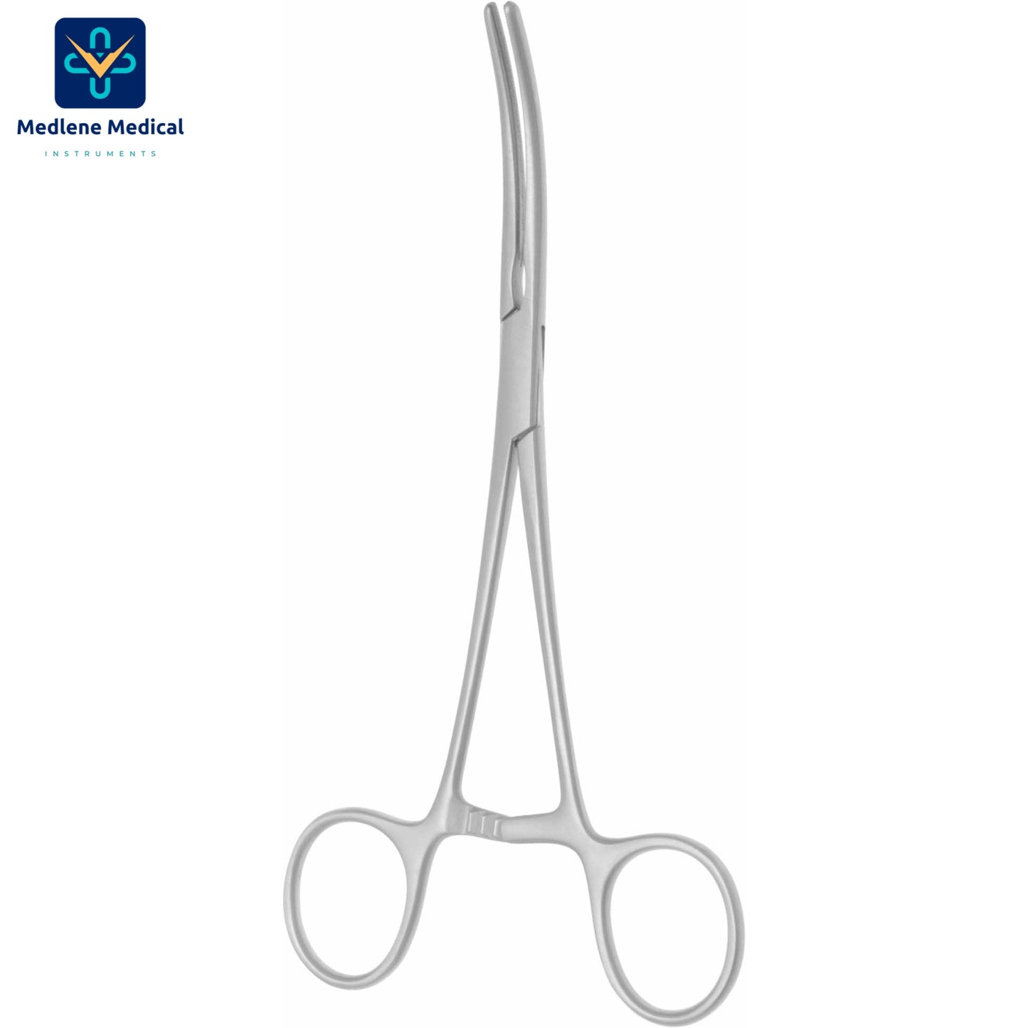 MEDLENE DEBAKEY-PEAN ATRAUM HEMOSTATIC FORCEPS CURVED