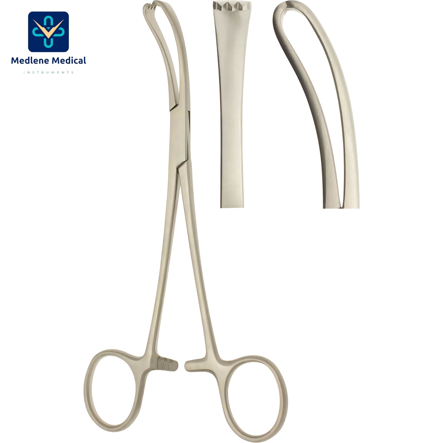 MEDLNE TEALE VULSELLUM FORCEPS CURVED