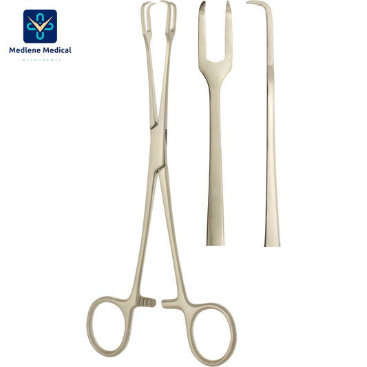 MEDLNE MUSEUX TENACULUM FORCEPS STRAIGHT